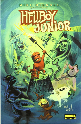 Hellboy Junior Libro Tapa Dura Clase A 100% New Nunca Usado