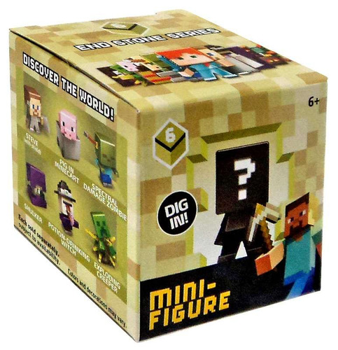 Mini Figura Misteriosa(unidad Al Azar) Minecraft End Stone