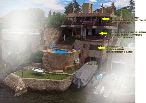 Imagen 11 de 22 de Villa Carlos Paz Casa En Venta Con Lanchera Y Bajada Al Lago