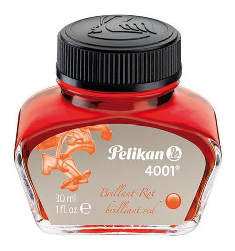 Pelikan Pote Ti 4001 30ml Rojo Brillante