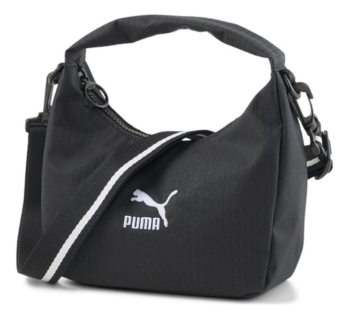 Mini Bolso Puma Hobo Prime Classics Color Negro Para Mujer