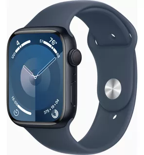 Apple Watch 9 Gps Caja Aluminio Negra Correa Dep. Azul - S/m