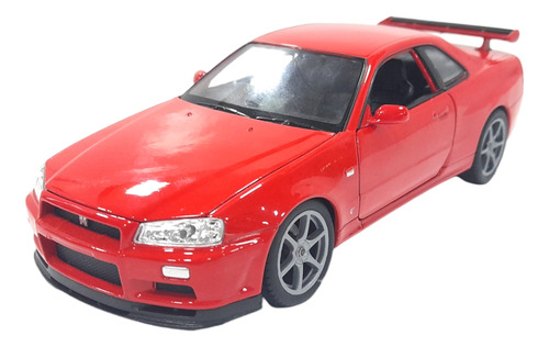 Nissan Skyline Gtr 1:24 Auto Escala Welly Diecast Coleccion