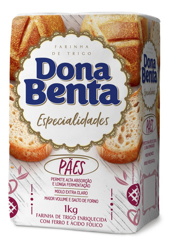 Farinha De Trigo Especialidades Paes Dona Benta 1kg