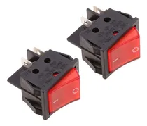 Comprar 2x Interruptor Encendido \u002F Apagado Con Roja Impermeable