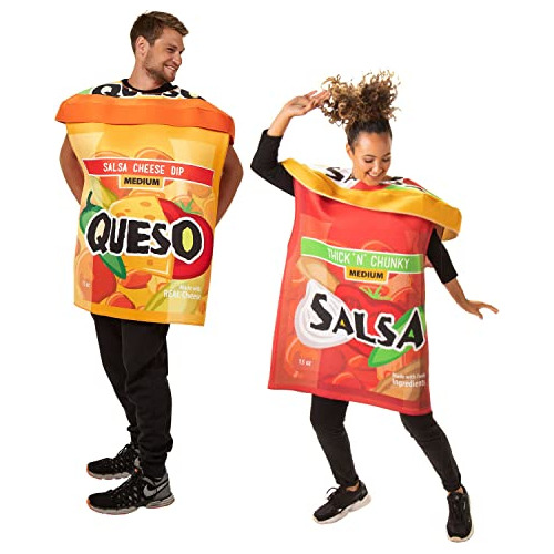 Disfraz De Salsa Queso Parejas Halloween, Trajes Divert...