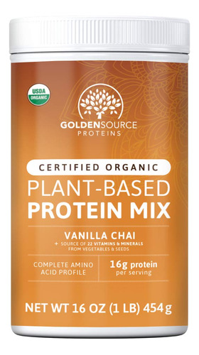 Goldensource Proteins, Protena Orgnica A Base De Plantas, Va