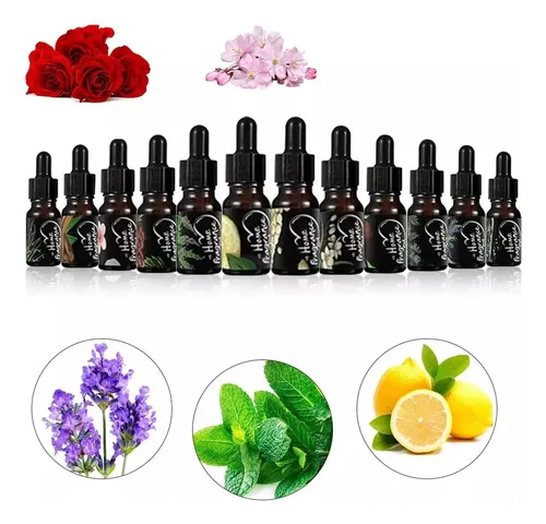 comprar Kit De 12 Aceites Esenciales 100% Natural Para Difusor Y Spa