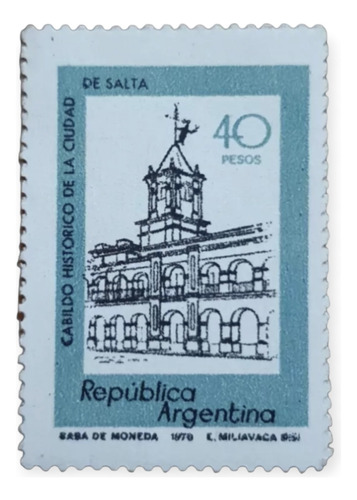 Estampilla Cabildo Histórico De Salta Argentina 