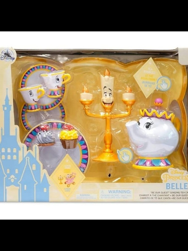 Imagen 2 de 3 de Juego De Te Juego De Té La Bella Y La Bestia Niñas Juguetes