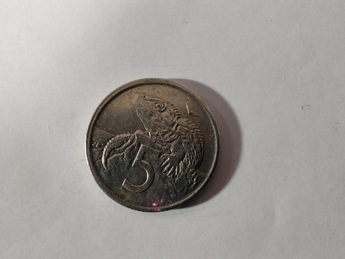 Moneda New Zelanda 5 Cents 1995(&650 (Usado)