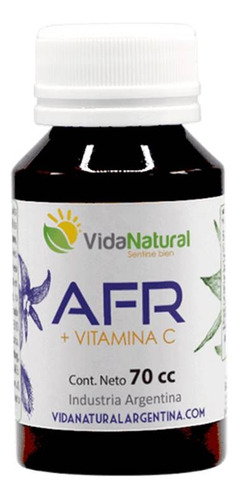 Afr + Vitamina C Afecciones Respiratorias Vida Natural 70 Cc