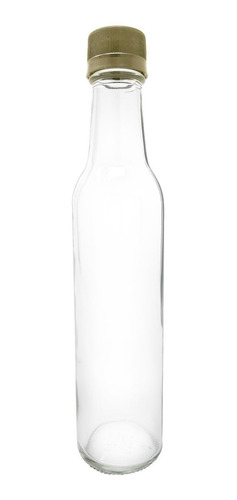 Botella De Vidrio 250 Ml 8 Oz 48 Pz 