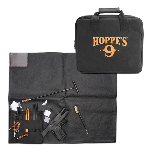 Kit Limpieza Pistolas Profesional Universal Hoppes .22 A .45