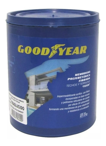 Membrana En Pasta Goodyear Podium 1,25 Kg  Fibrada