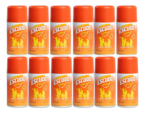 Escudo Repelente De Mosquitos 180cm3 Pack De 12