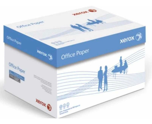 Caja Papel Xerox Ecológico 5000 Hojas 10 Paquetes De 500 Color Blanco