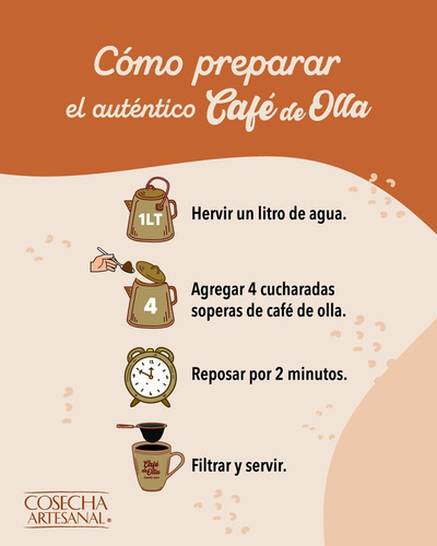 Café De Olla 400g,para Cafetera (filtro),cosecha Artesanal
