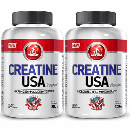 2x Creatine Usa Powder 300g - Midway - Atacado Importado