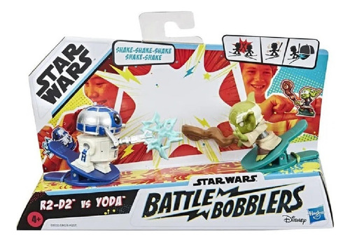 Figura Star Wars Battle Bobblers R2 D2 Vs Yoda E8026