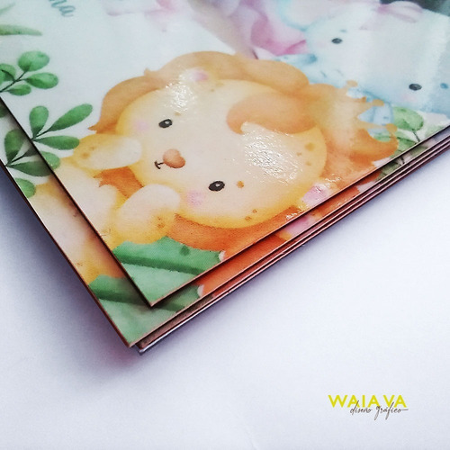 Imagen 4 de 10 de Fotoiman * 9 X 7 Cm + Laminado En Bolsita Y Etiqueta X 2u