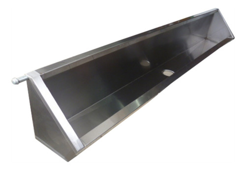 Mingitorio En Acero Inoxidable De 2.52mts Largo, Rejanox