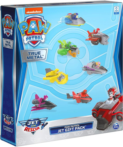 Set De 7 Jets De Rescate Paw Patrol True Metal (Usado)