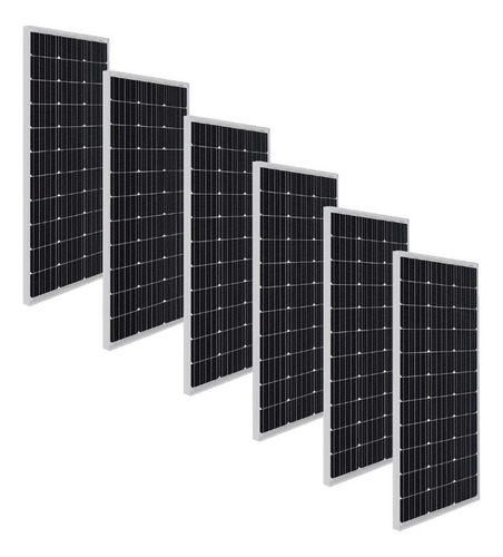 Pack X 6 Paneles Solares Monocristalino 50w - Unilux