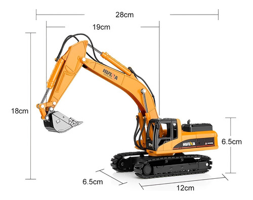 Juguete De Construcción De Tractor Y Excavadora Para Niños Excavadora
