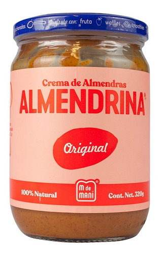 Crema de Almendra Almendrina M de Maní Original 320 g