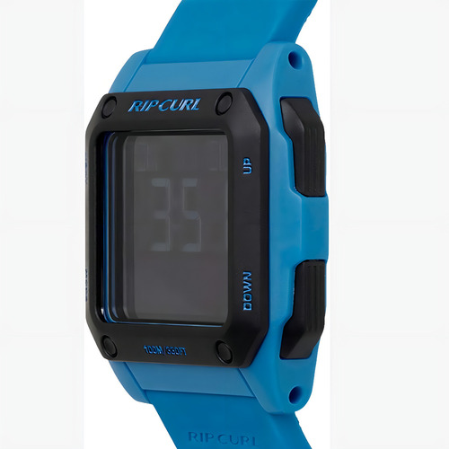 Relógio Rip Curl Masculino Odyssey Tide Marine Blue 000mti89 Cor da correia Azul Cor do bisel Preto Cor do fundo Digital Invertido (números claros e fundo escuro)