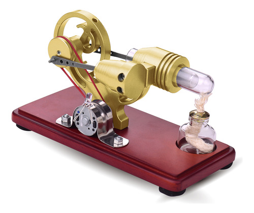 Modelo De Motor Hot Stirling Engine, Modelo Dollar Flywheel
