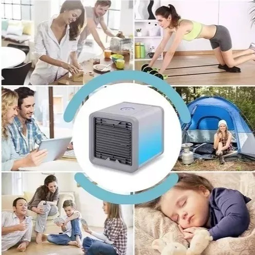 Mini Ar Condicionado Ventilador Portátil Usb Promoção Verão