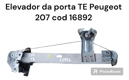 Maquina Elevador Da Porta Traseira Esquerda 207 Cod 16892
