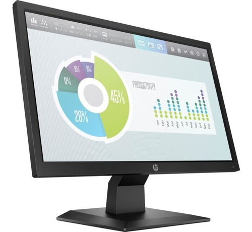 Monitor Hp P204v - Led 19.5' - Hd - Hdmi - Vga - Burzaco