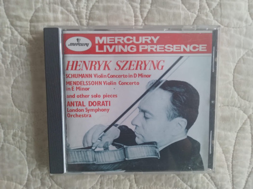 Henryk Szeryng Scumann/mendelssohn/bartok/debussy/brahms