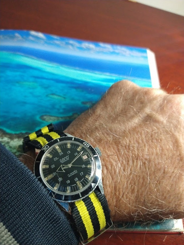 Camy Diver Antigo Cal Fhf 96-4 Swiss Made Broad Arrow Raro