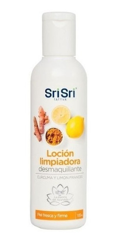 Sri Sri Loción Limpiadora Desmaquillante  Cúrcuma Y Limon 