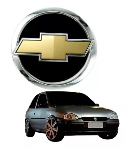 Emblema Logo Grade Corsa At Gravata Dourada