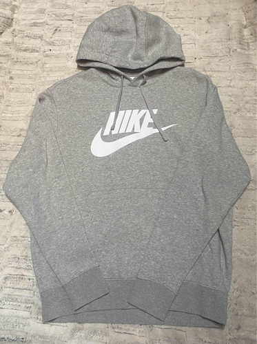 Sudadera Hoodie Nike Gris Hombre Talla M