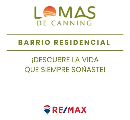 Venta Lote De 700 M2 En Lomas De Canning!!