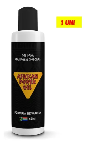 comprar 1x Gel Potencializador Masculino Térmico African Power Gel