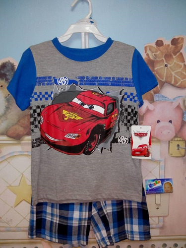 Conjunto Para Niño Cars Disney Pixar 4 Años