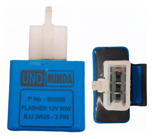 Flasher Direccionales Con Sonido (azul)(3 Pines) Torito