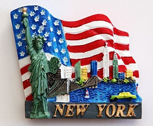 Bandera De Nueva York Y Skyline Poly Iman 25 X 2