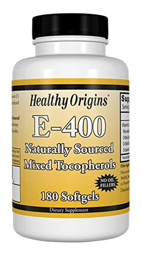 Vitamina E-400 400 Iu 180 Sgels.