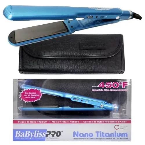Planchita Pelo Babyliss Nano Titanium 9559 Funda Alisados