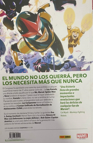 Campeones 3 Proscritos. Marvel