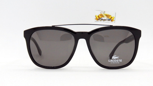 Lentes Sol Lacoste L822s Iconic Square Brow Bar Classic 55mm