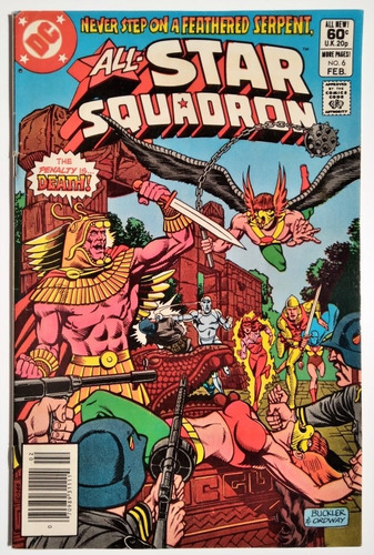 All Star Squadron 6 Dc Comics 1982 Hawkman Roy Thomas